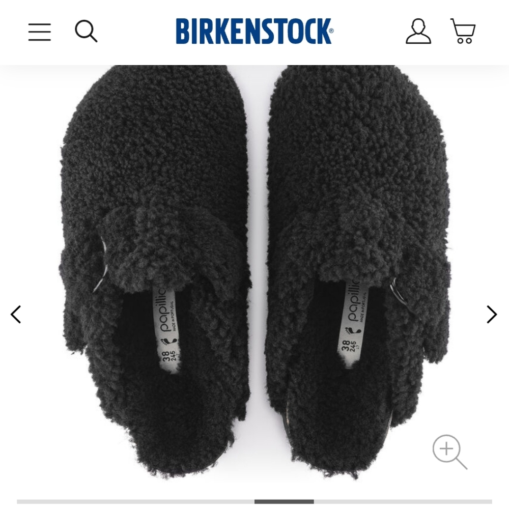 Birkenstock Boston Shearling Size 8